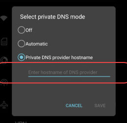 dns privado en android ios bloquea publicidad a nivel red
