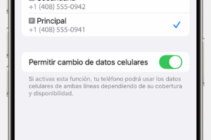 eSIM secundaria: datos en un móvil, voz en otro dispositivo