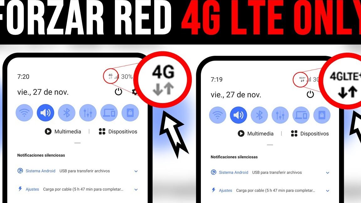 forzar 4g o 5g manualmente casos en que ayuda