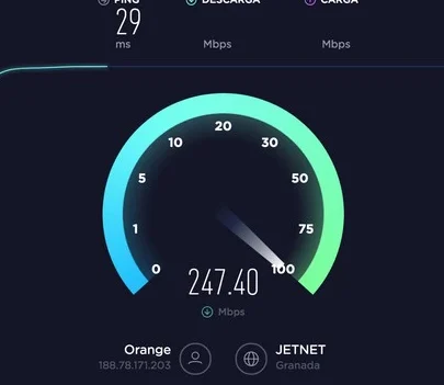 test de velocidad bien hecho parametros y condiciones