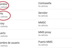 APN en Android: configura internet y MMS correctamente