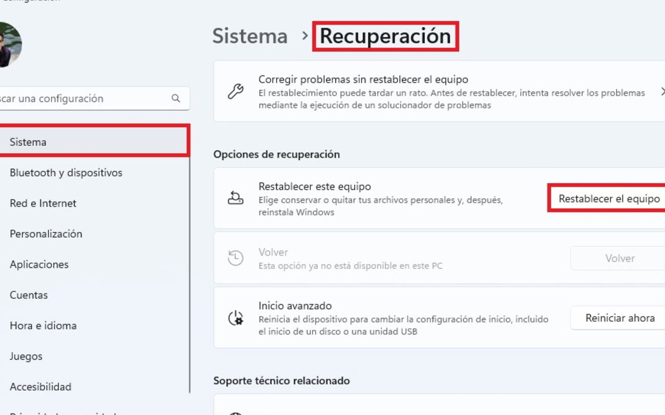 como restaurar windows 11 sin perder archivos en 2025