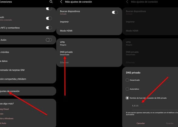 dns privado en android navega mas rapido y con privacidad