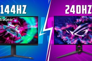 Guía de monitores 144Hz vs 240Hz: ¿cuál elegir para jugar?