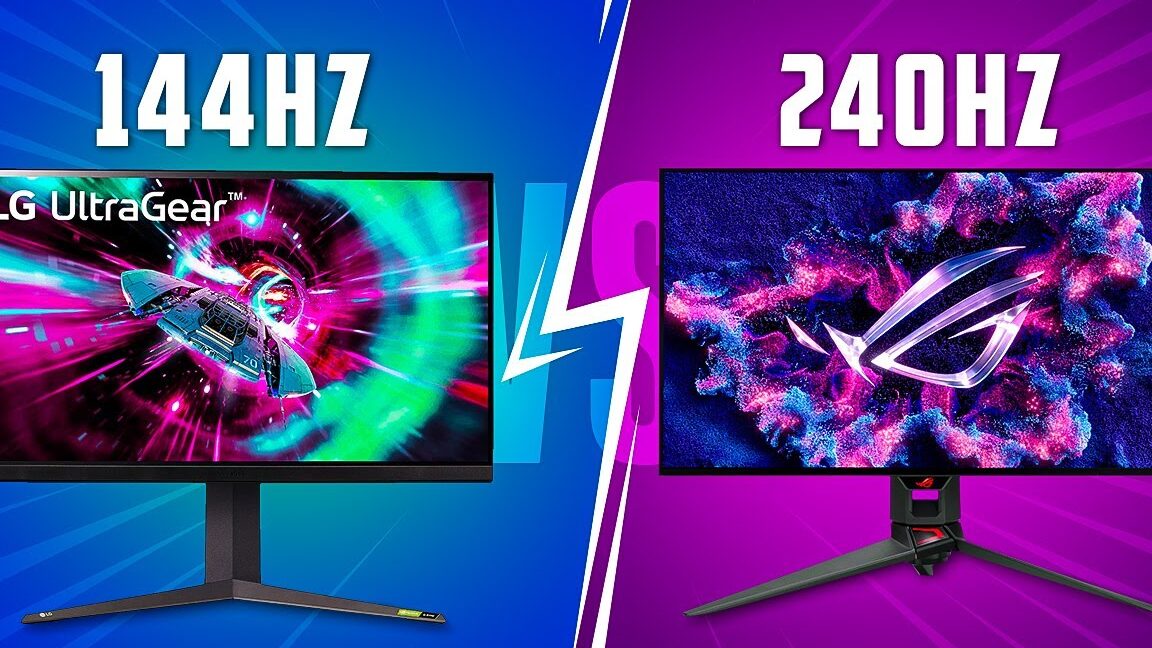 guia de monitores 144hz vs 240hz cual elegir para jugar