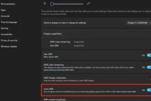 HDR en Windows 11: configura monitores para videojuegos