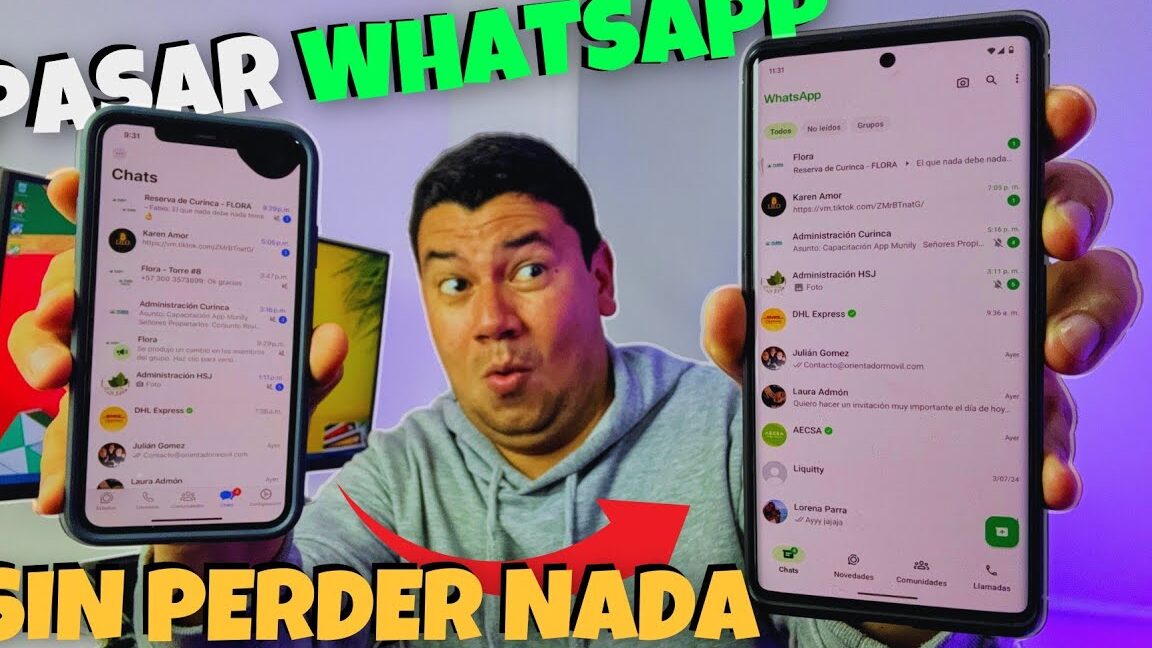 pasa whatsapp de iphone a android sin perder chats