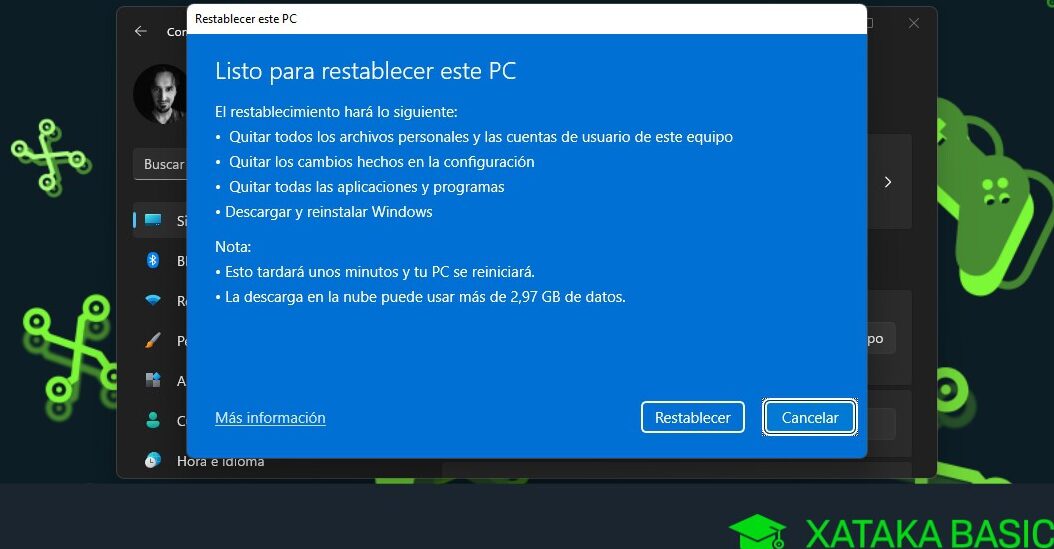 restablece windows 11 a estado de fabrica sin sorpresas